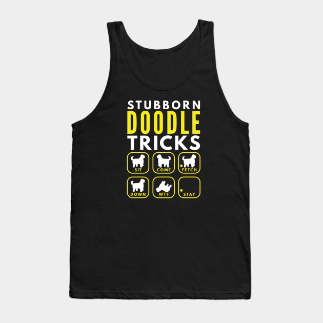 Stubborn Goldendoodle Tricks Tank Top by DoggyStyles